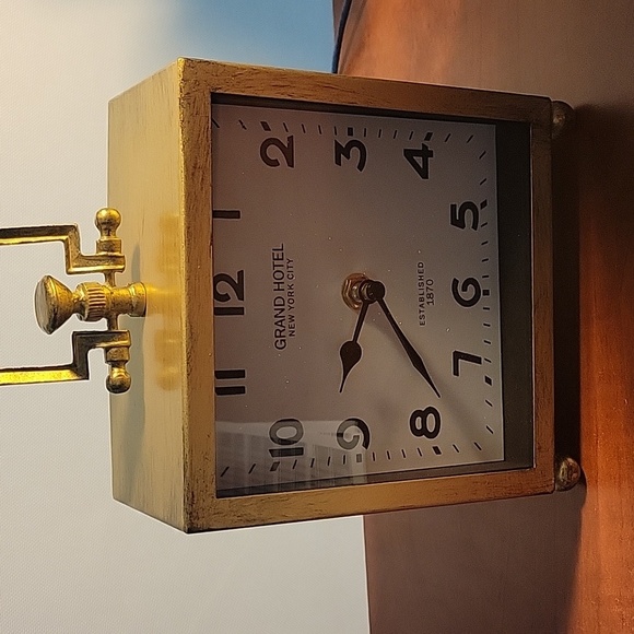Nikky Home Gold Table Clock New - Picture 14 of 14
